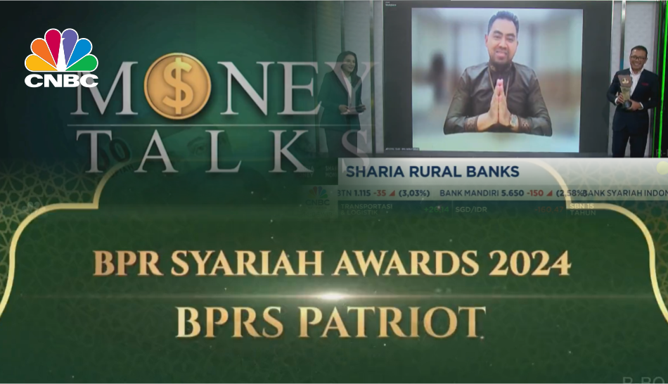 BPRS Patriot Raih Penghargaan Nasional Rural Sharia Banks dari CNBC Indonesia